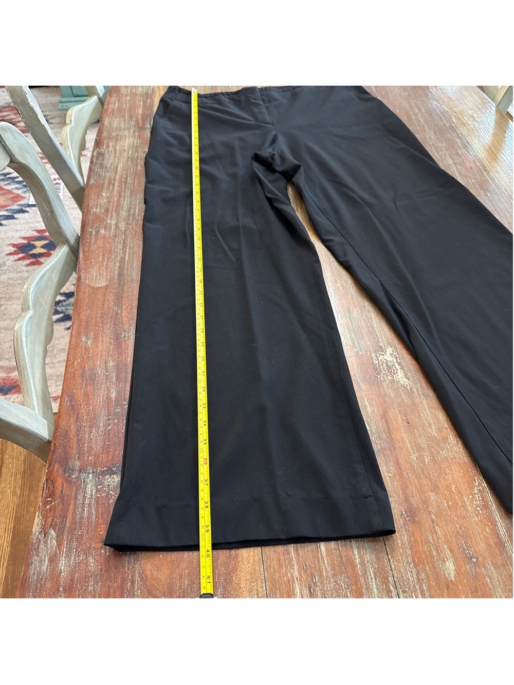 J. Jill Black Wide Leg Trousers Size 14 - Picture 10 of 13
